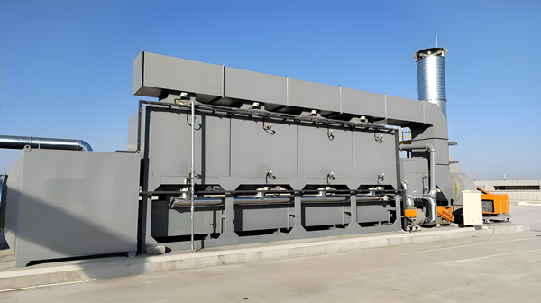 陜西敏華家居智造海綿發(fā)泡廢氣治理工程04